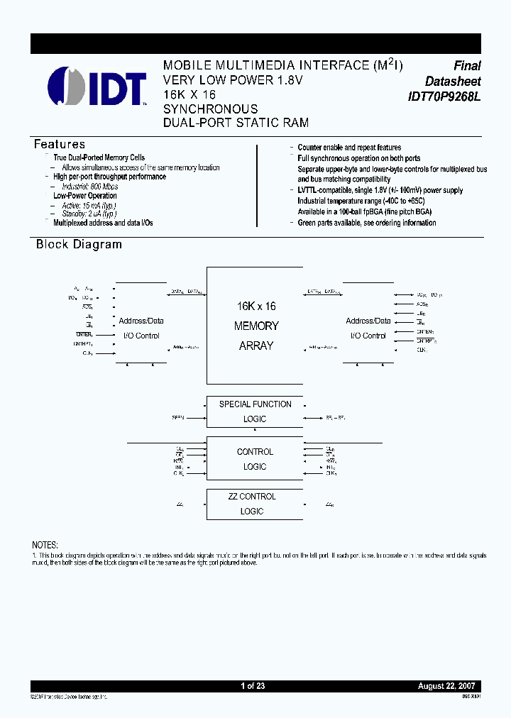 IDT70P926850BZG_4153940.PDF Datasheet