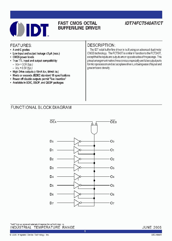 IDT74FCT540CTSO_4153073.PDF Datasheet