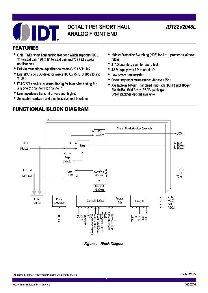 IDT82V2048LDAG_4148783.PDF Datasheet