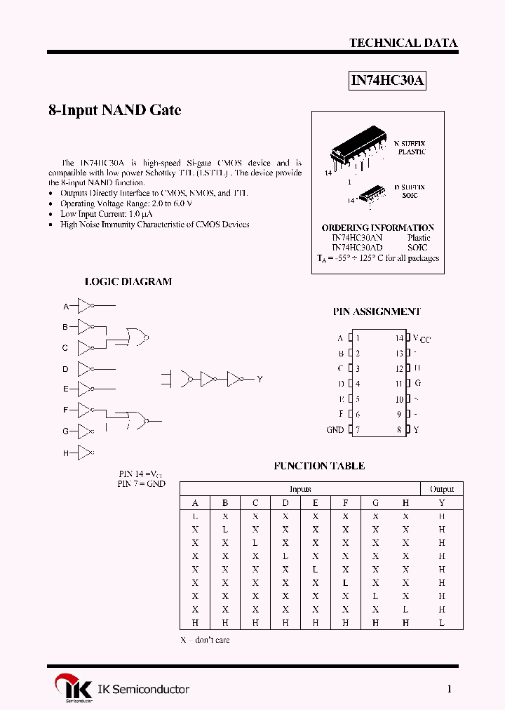 IN74HC30A_4160059.PDF Datasheet