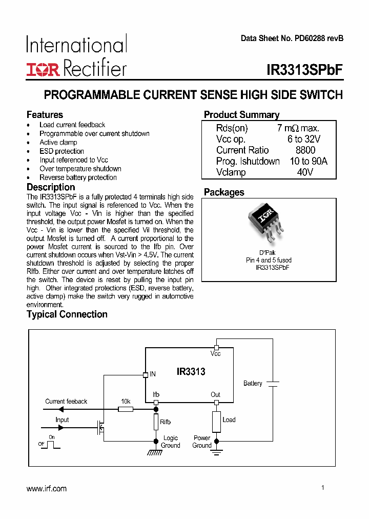IR3313SPBF_4127912.PDF Datasheet