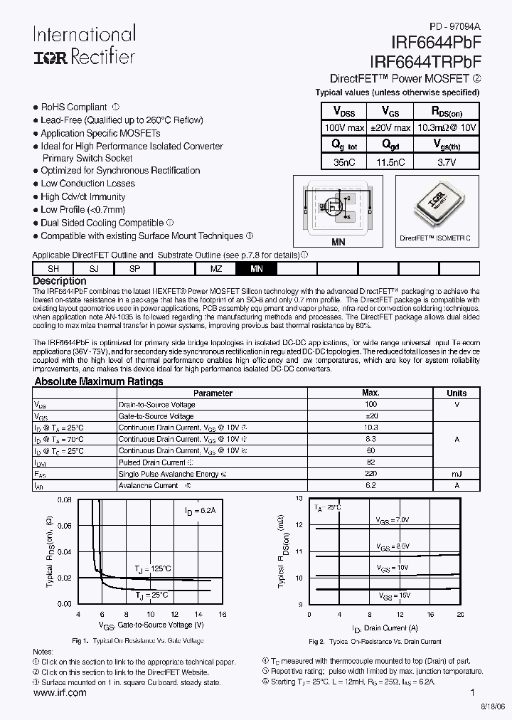 IRF6644TRPBF_4127019.PDF Datasheet