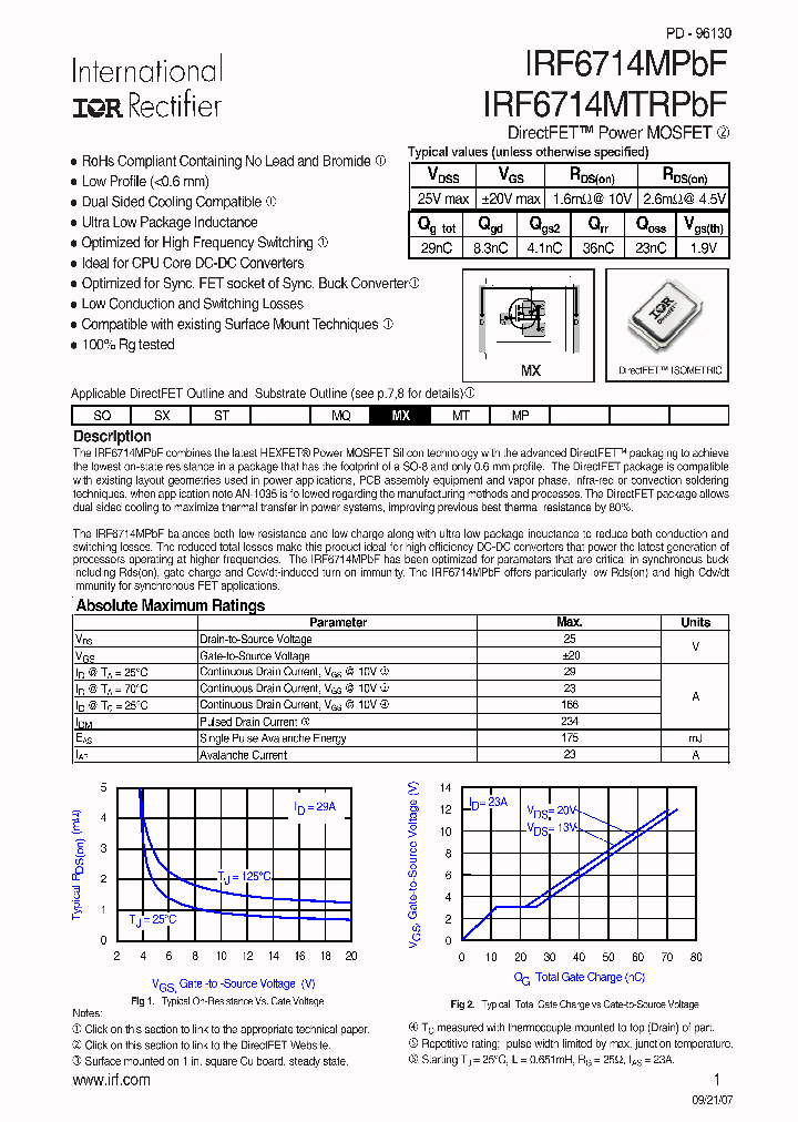 IRF6714MTRPBF_4123442.PDF Datasheet