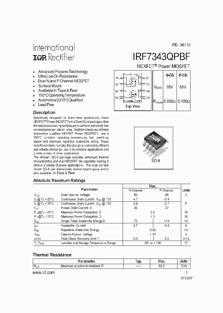 IRF7343QPBF_4164552.PDF Datasheet