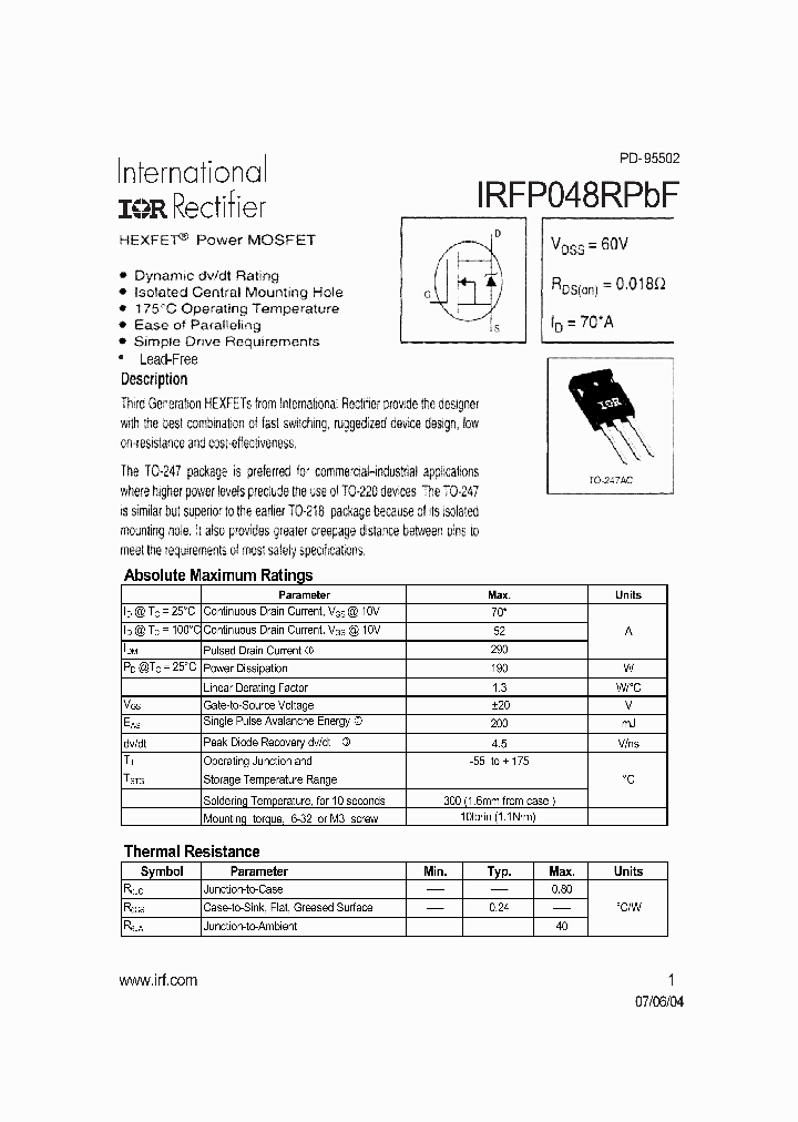 IRFP048RPBF_4116999.PDF Datasheet