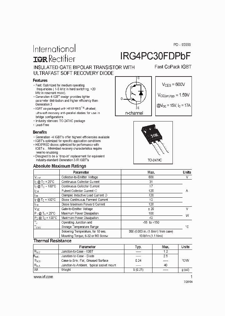 IRG4PC30FDPBF_4111745.PDF Datasheet