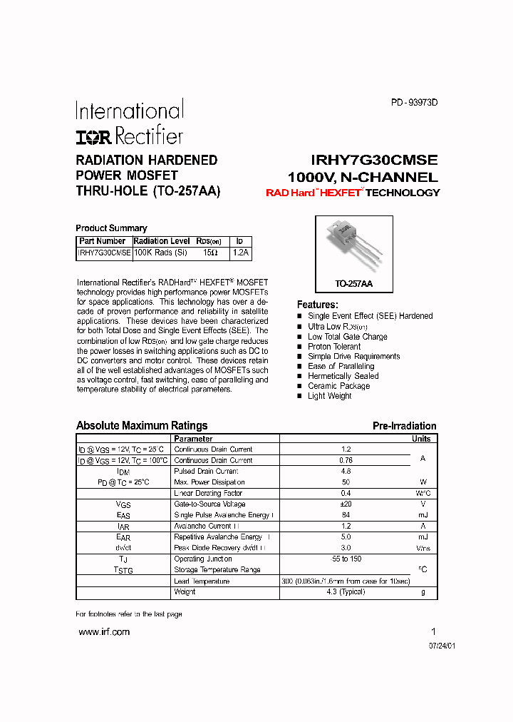 IRHY7G30CMSE_4129089.PDF Datasheet