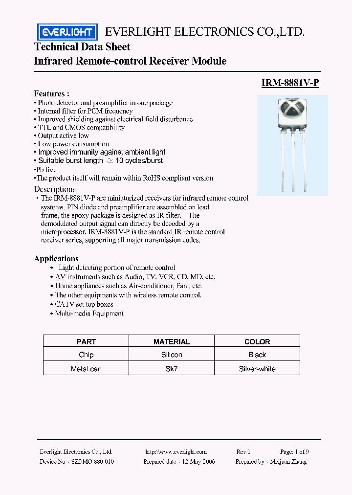 IRM-8881V-P_4158027.PDF Datasheet