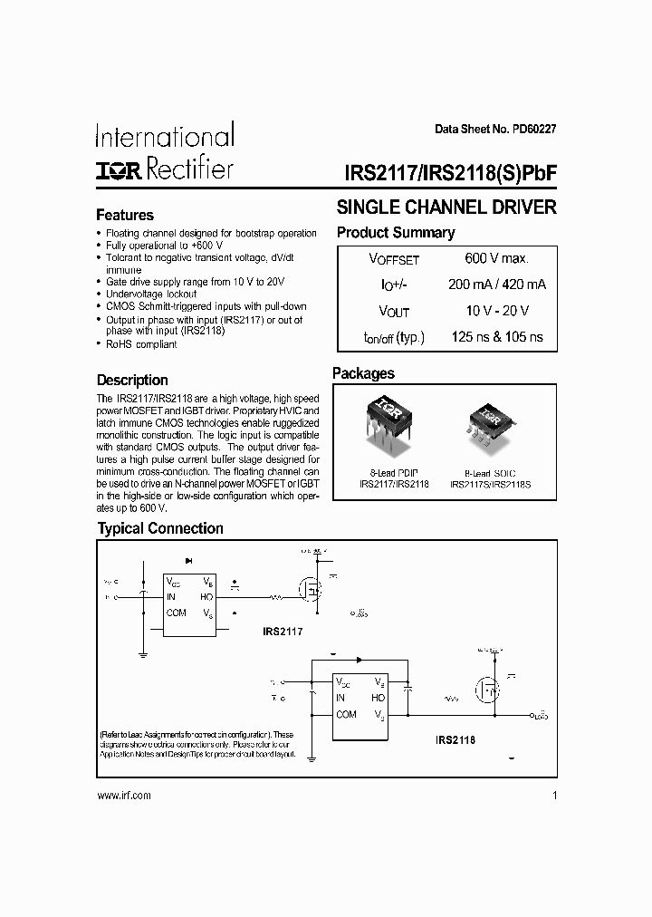 IRS2117PBF_4114647.PDF Datasheet