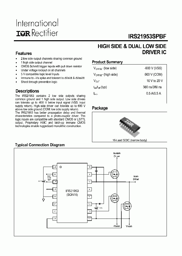 IRS21953SPBF_4127630.PDF Datasheet