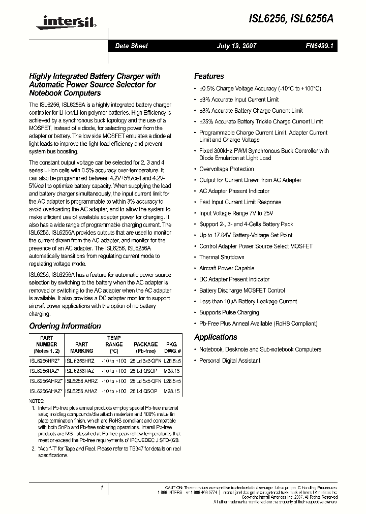 ISL6256HRZ_4131362.PDF Datasheet