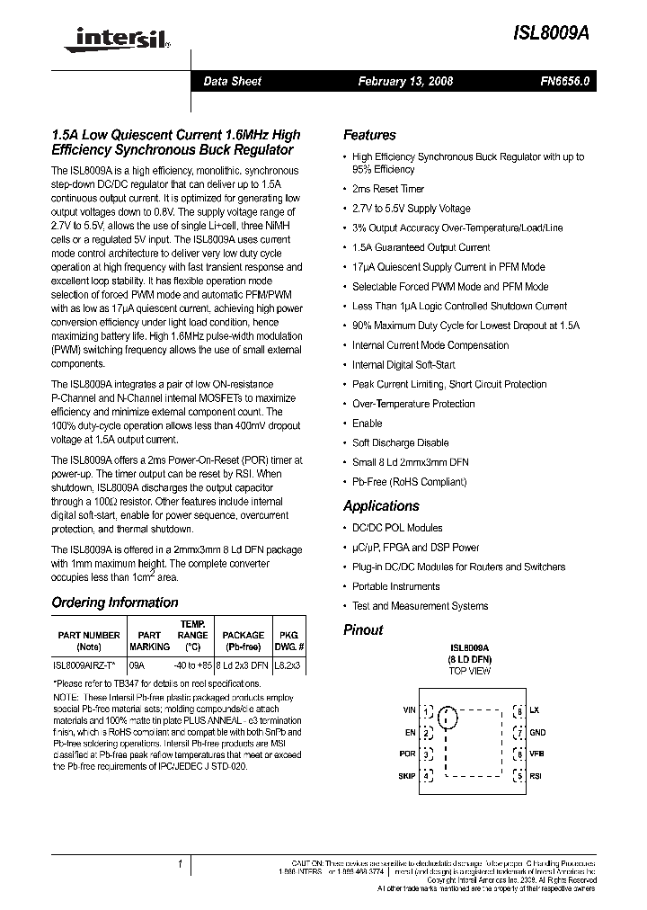 ISL8009AIRZ-T_4141795.PDF Datasheet
