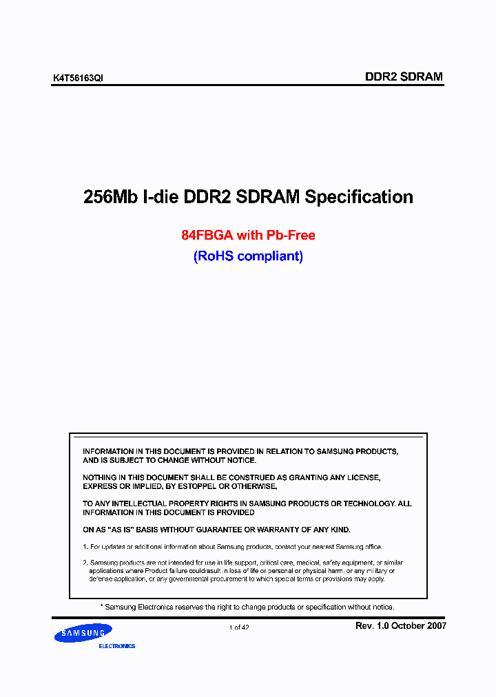 K4T56163QI_4127868.PDF Datasheet