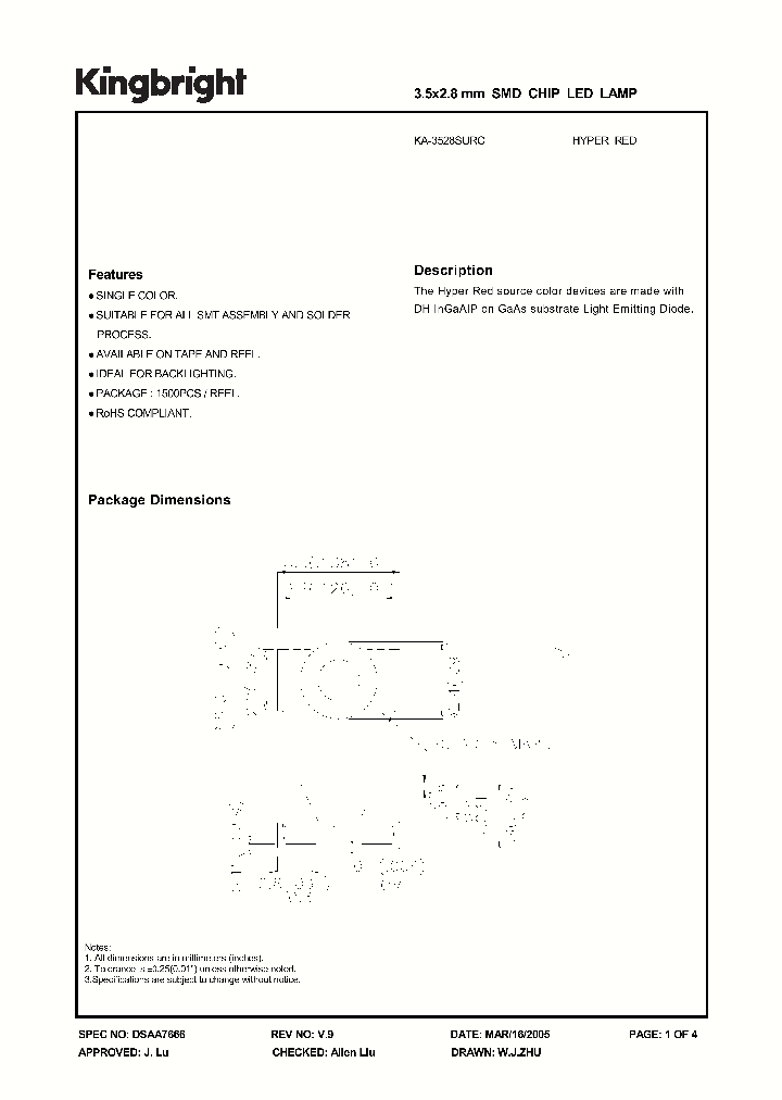 KA-3528SURC_4130451.PDF Datasheet