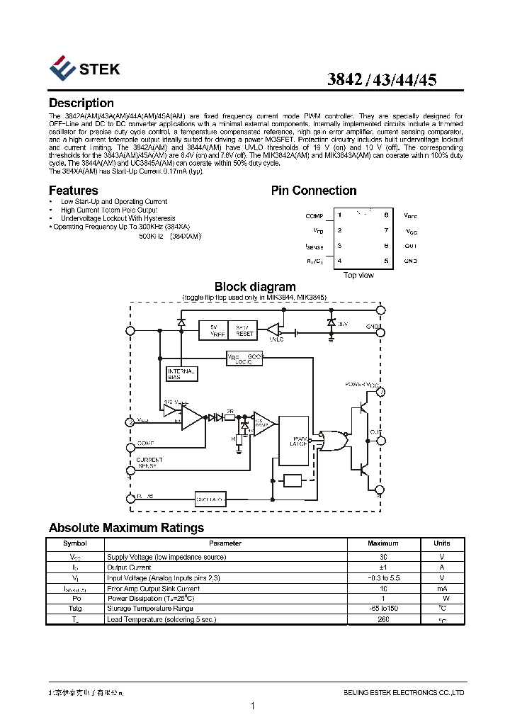 KA3842_4116030.PDF Datasheet