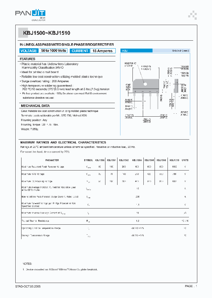 KBJ1500_4102259.PDF Datasheet