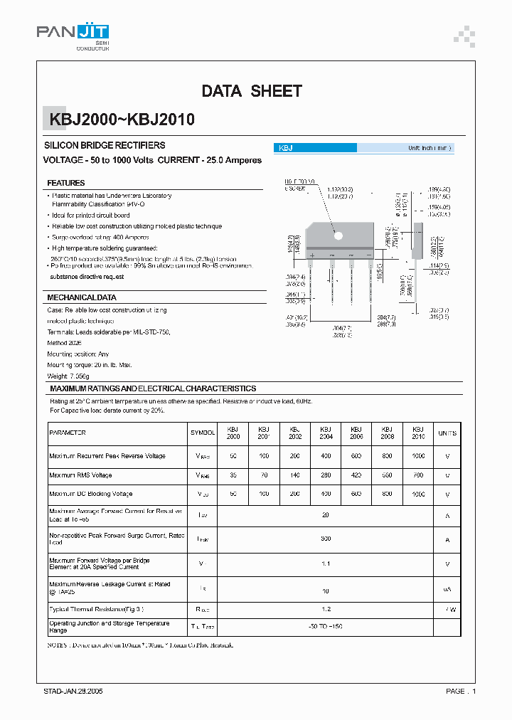 KBJ2010_4100141.PDF Datasheet