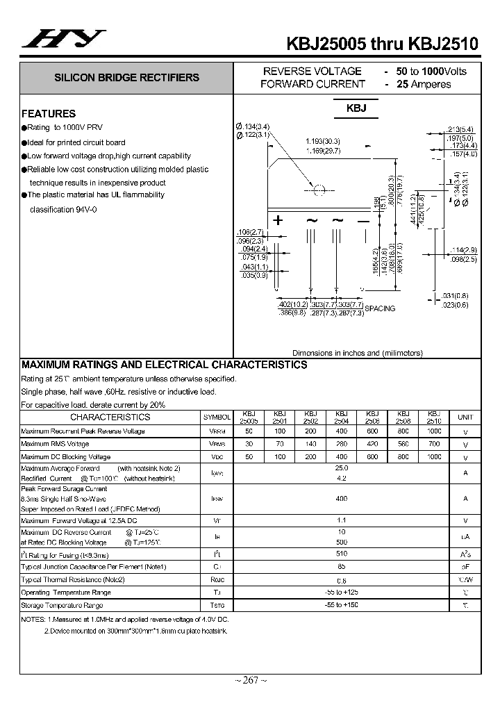 KBJ25005_4120555.PDF Datasheet