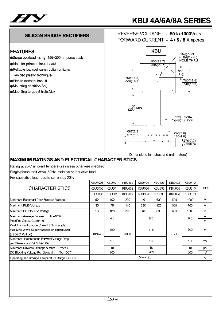 KBU4A_4144652.PDF Datasheet