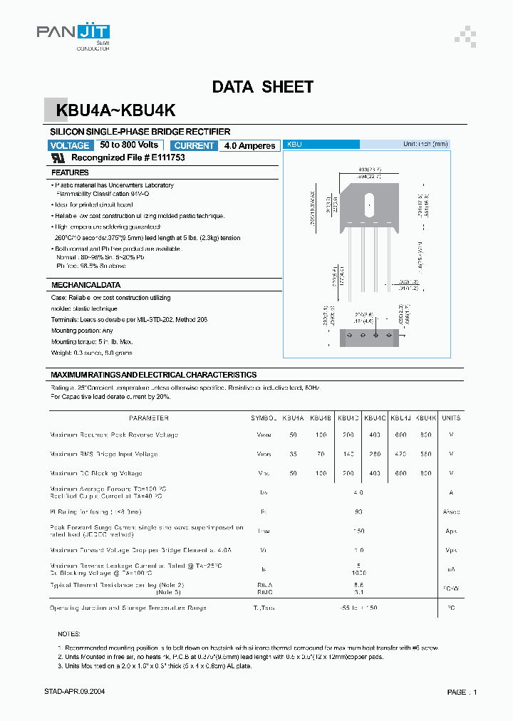 KBU4A04_4120552.PDF Datasheet
