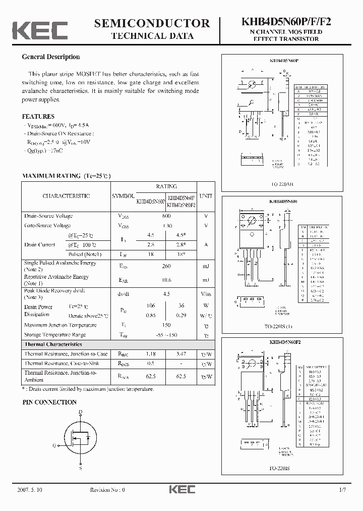 KHB4D5N60F_4116852.PDF Datasheet
