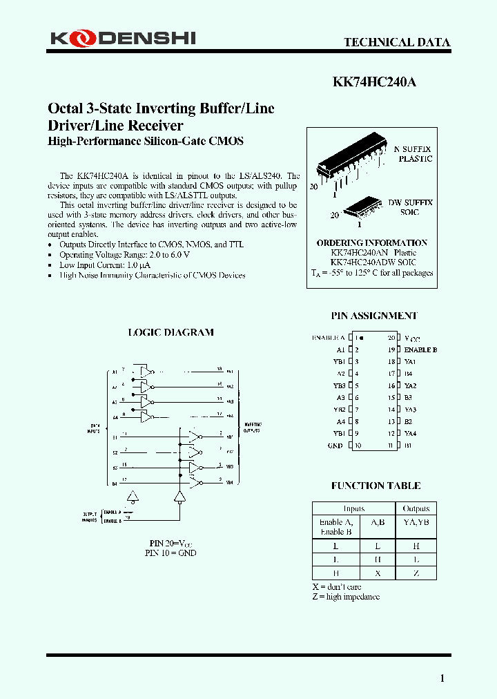 KK74HC240A_4161154.PDF Datasheet