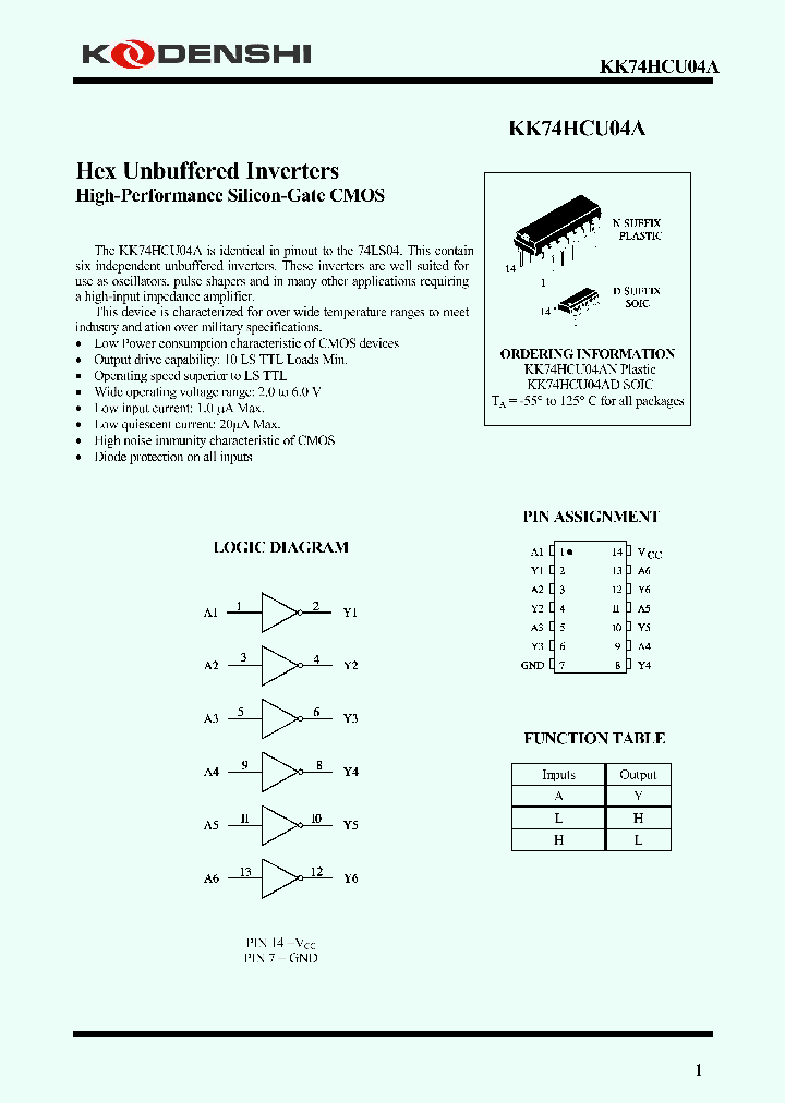 KK74HCU04A_4157322.PDF Datasheet