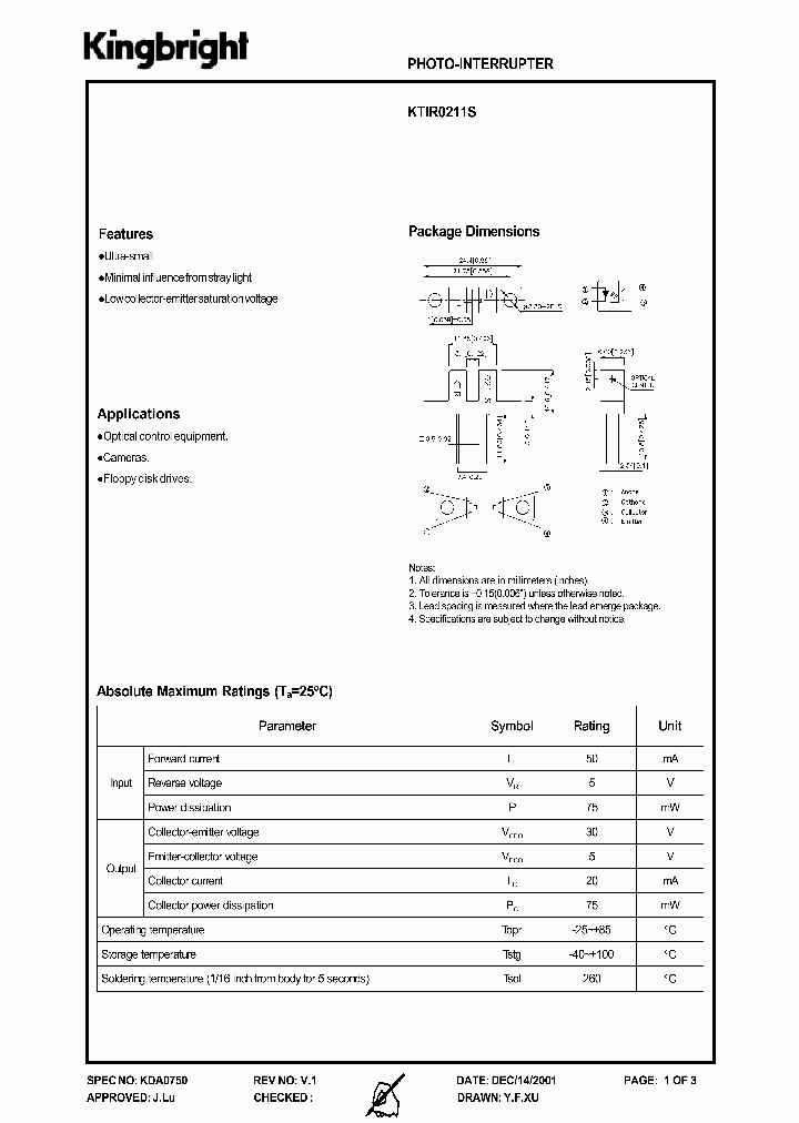 KTIR0211S_4137265.PDF Datasheet
