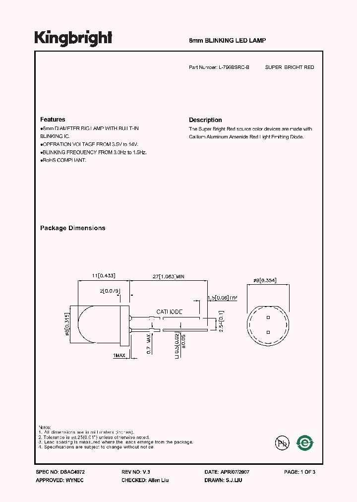 L-796BSRC-B_4161193.PDF Datasheet