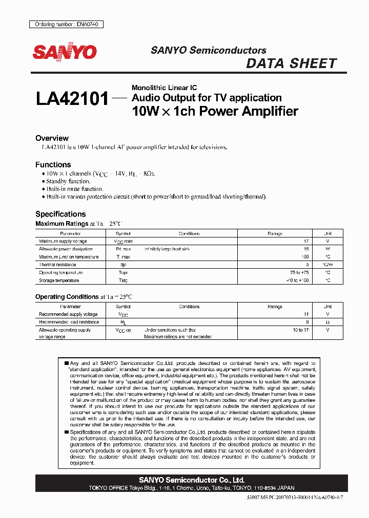 LA42101_4103322.PDF Datasheet