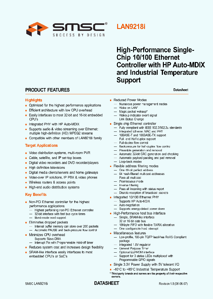 LAN9218I07_4120539.PDF Datasheet