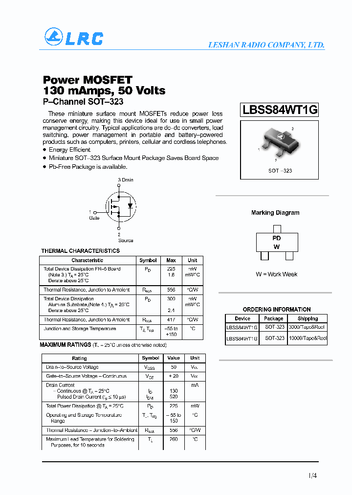 LBSS84WT1G_4125773.PDF Datasheet