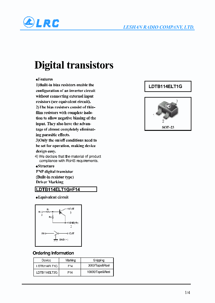 LDTB114ELT1G_4163993.PDF Datasheet