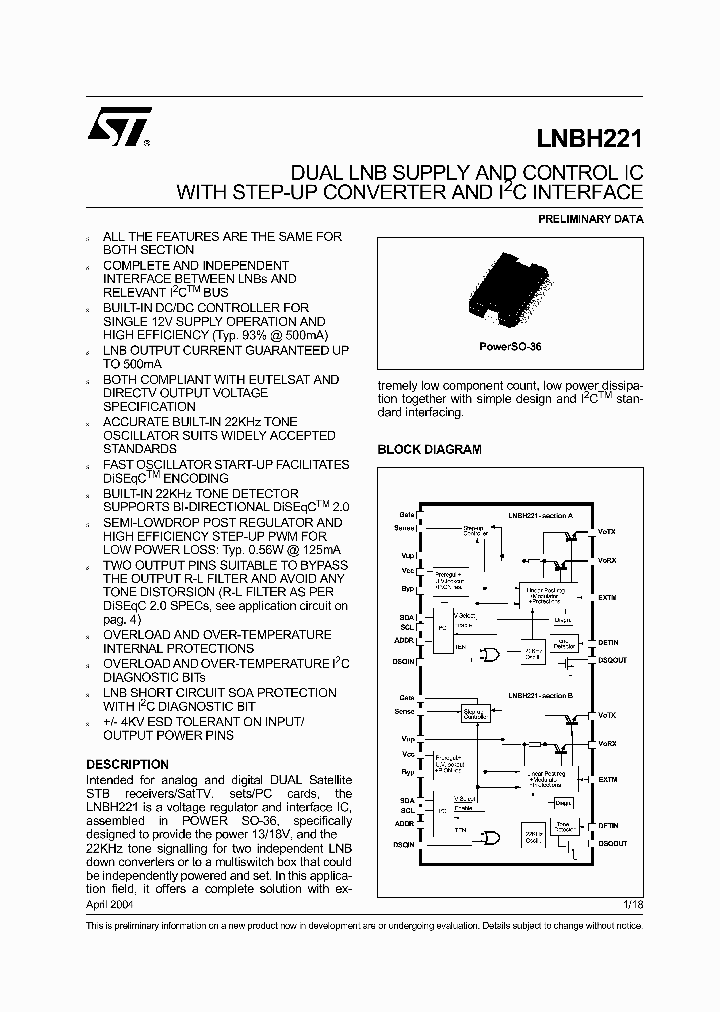 LNBH221_4105088.PDF Datasheet