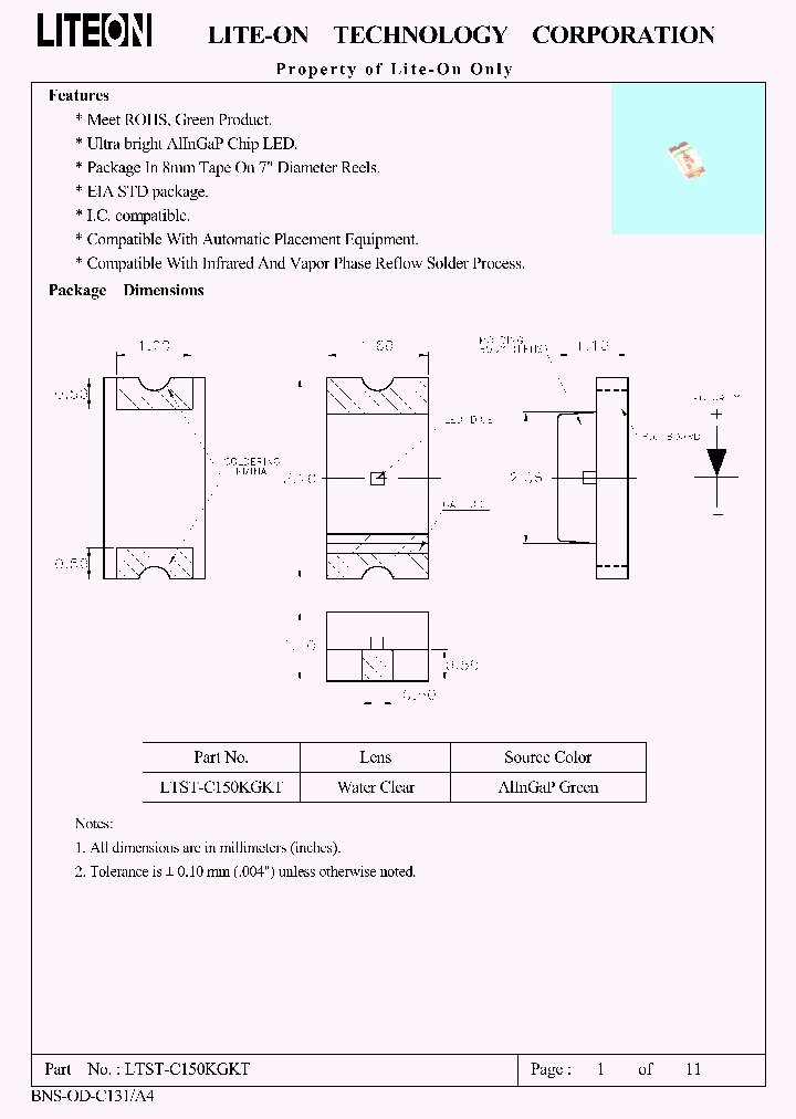 LTST-C150KGKT_4114778.PDF Datasheet