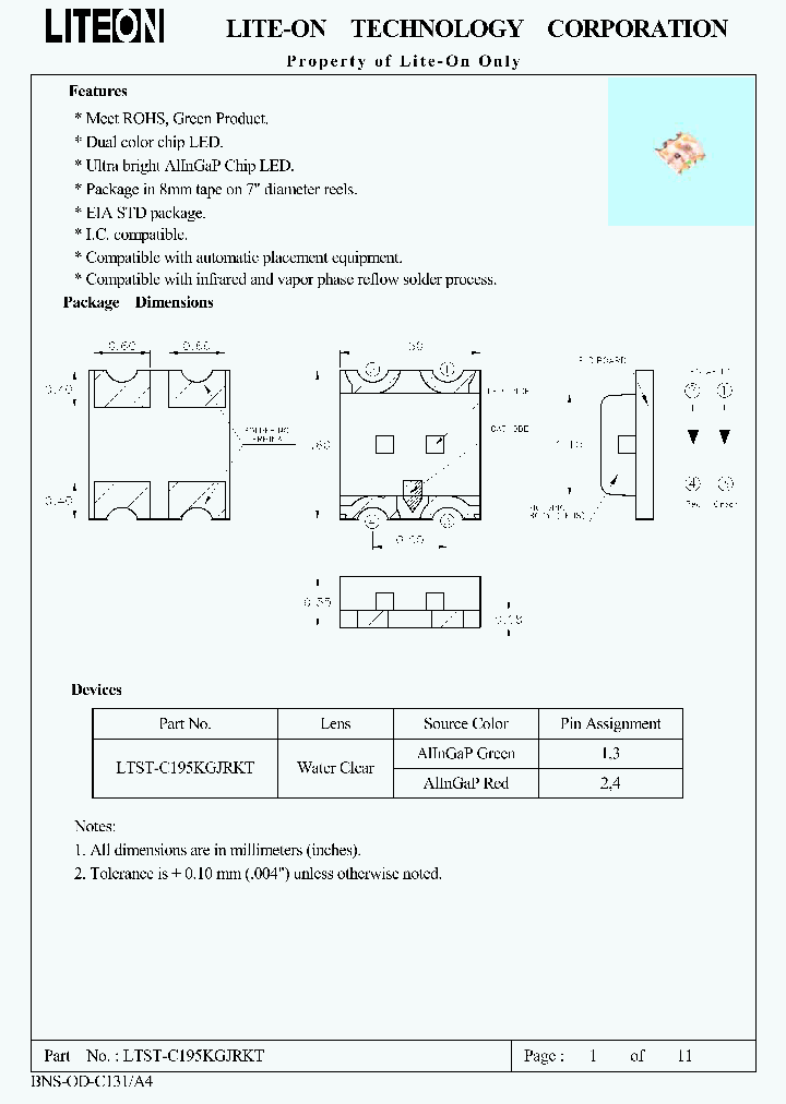 LTST-C195KGJRKT_4114779.PDF Datasheet