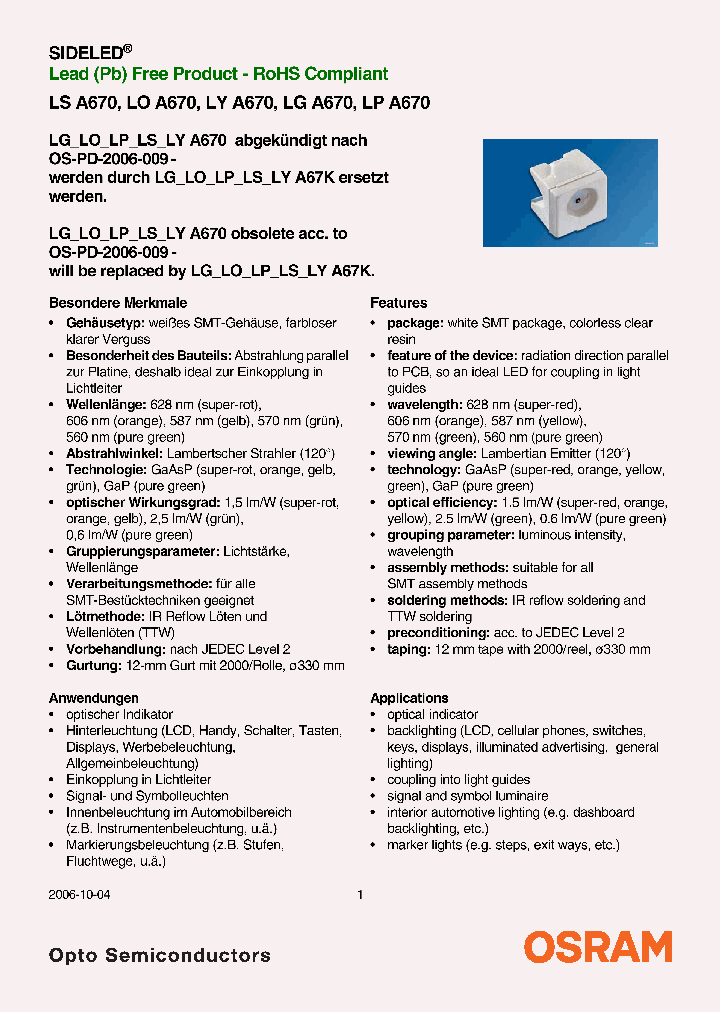 LPA670_4129667.PDF Datasheet