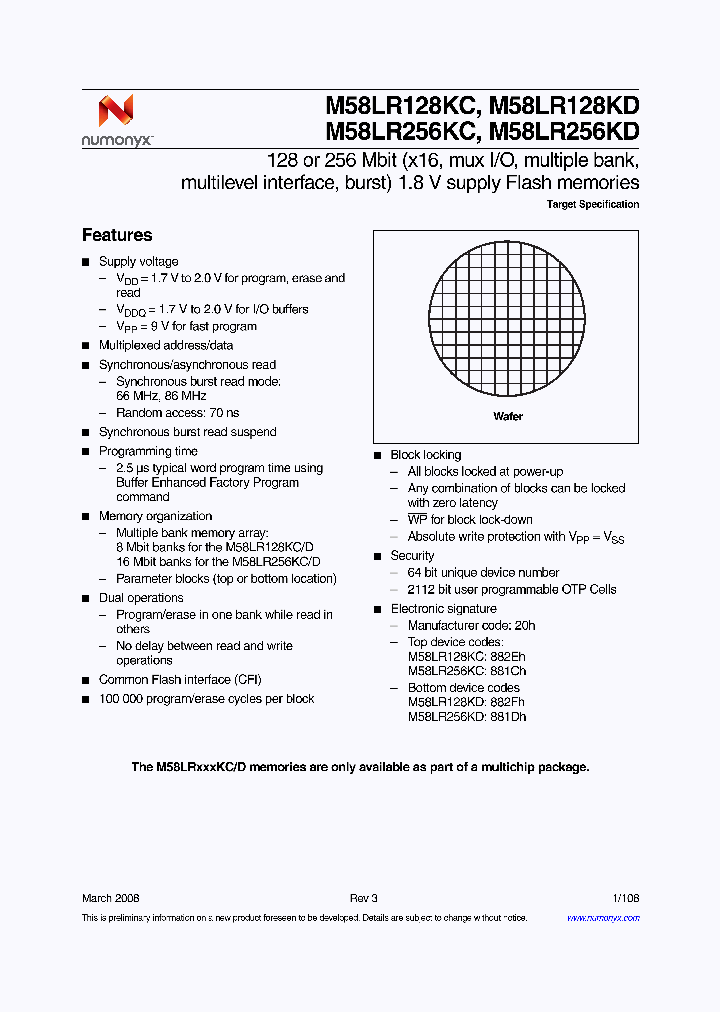 M58LR128KC785_4161803.PDF Datasheet