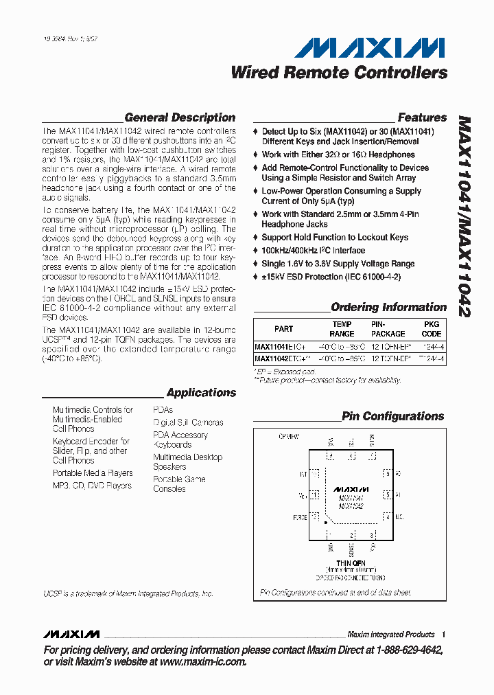 MAX11042ETC_4127622.PDF Datasheet
