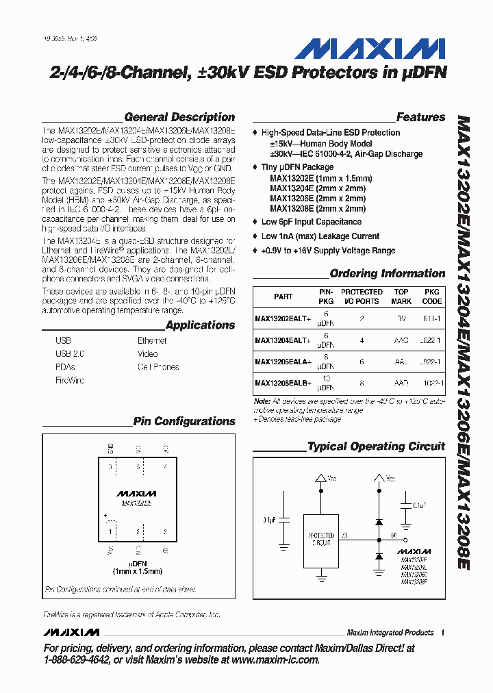 MAX13202EALT_4158960.PDF Datasheet