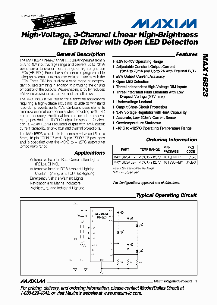 MAX16823AUE_4135972.PDF Datasheet