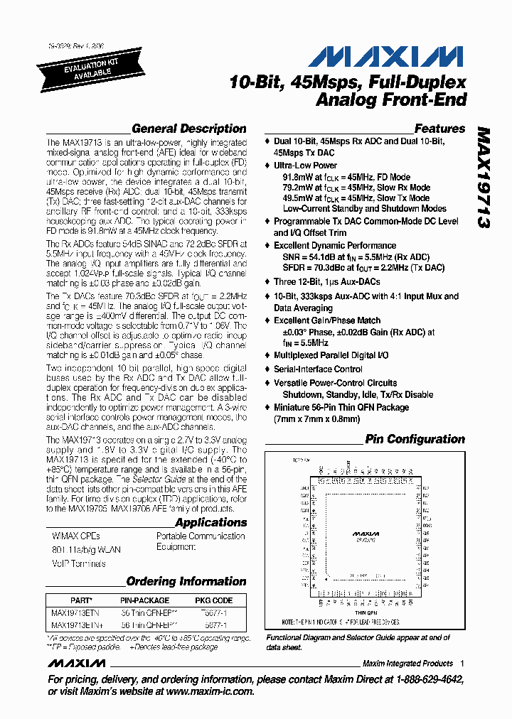 MAX19713ETN_4136404.PDF Datasheet