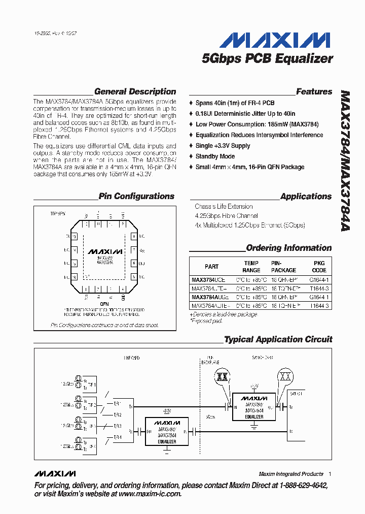 MAX3784UGE_4110643.PDF Datasheet