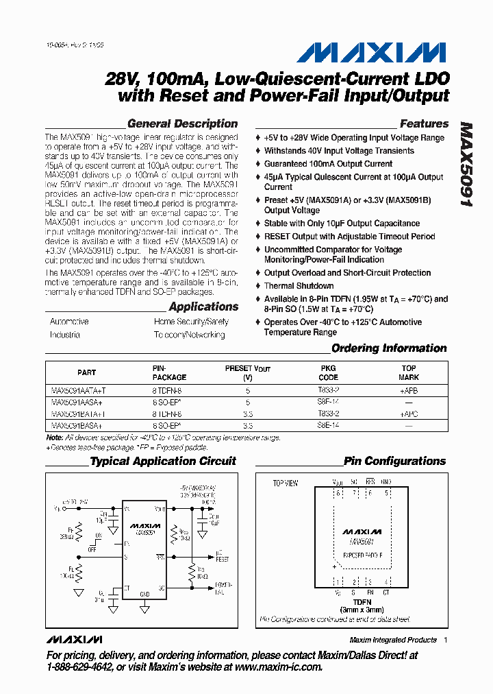 MAX5091BATAT_4118351.PDF Datasheet