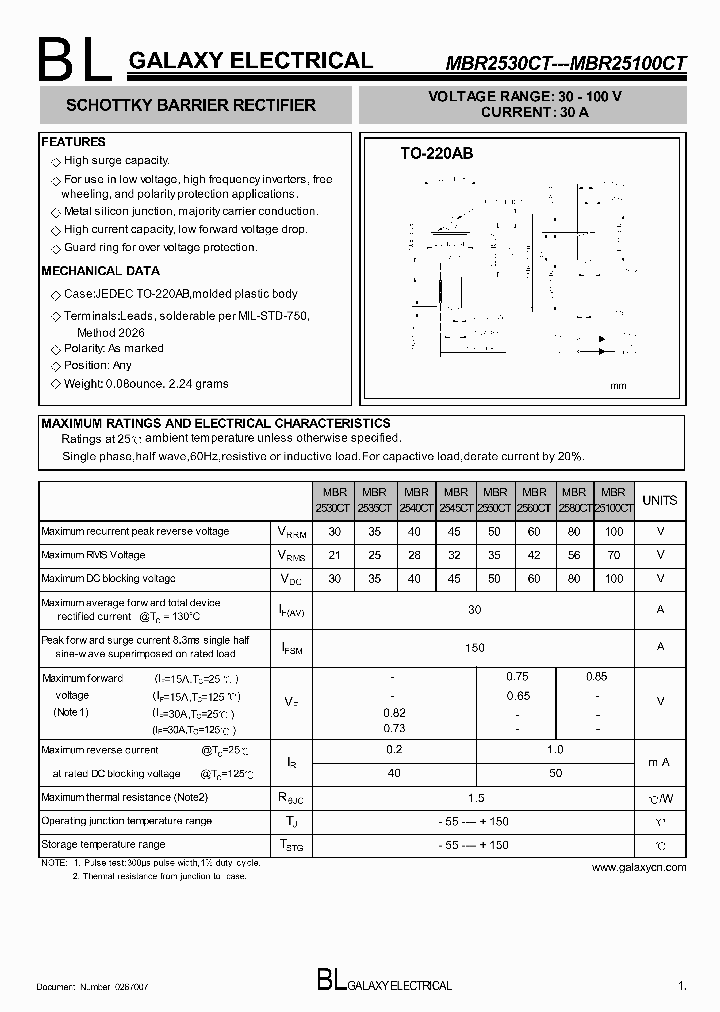MBR25100CT_4148777.PDF Datasheet