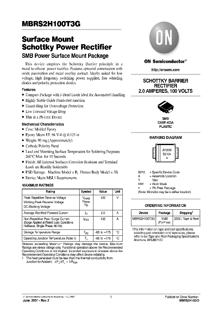 MBRS2H100T3G_4127575.PDF Datasheet