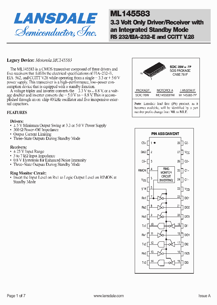 MC145583DW_4109489.PDF Datasheet