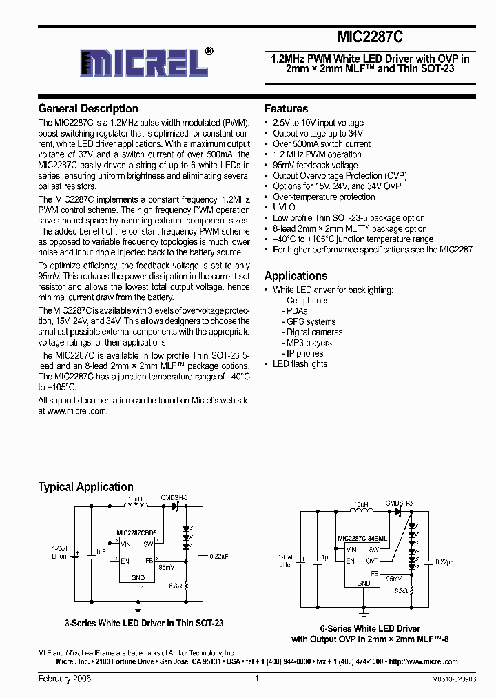 MIC2287CYD5_4127283.PDF Datasheet