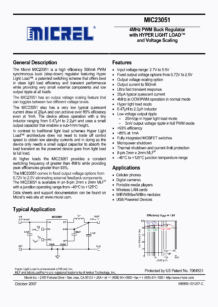 MIC23051-CGYML_4131799.PDF Datasheet