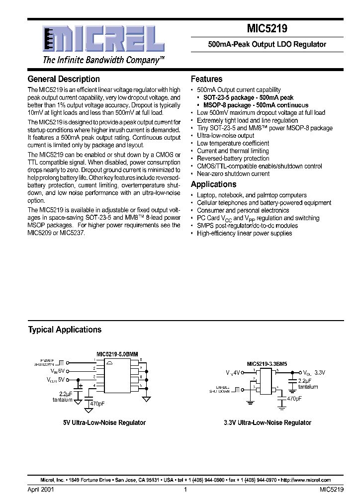 MIC5219-31BM5_4110635.PDF Datasheet